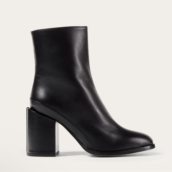 Dear Frances Spirit Heeled Boot Black Leather Size 40 9M - Picture 2 of 10